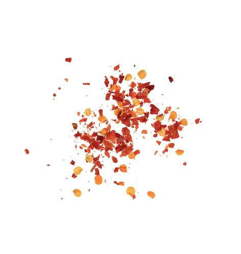 Dried chili flakes and seeds isolated on... | Premium Photo #Freepik #photo #hot-pepper #red-chilli #chilli #red-chili Lumpia Beef, Chili Aesthetic, Chilli Illustration, Tugas Aesthetic, Dried Red Chili Peppers, Red Gradient Background, Food Videography, Chili Spices, Red Gradient