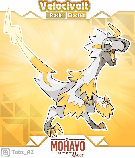 Mohavo Region en Instagram: “The Talon fossil has been revived! Meet the evolved form of Zaptor,Velocivolt,The Ele-Claw Pokemon! Velocivolt is based Utah…” Fossil Pokemon, Pokemon Human Form, Mtg Altered Art, Pokemon Fake, Pokemon Fanart, Pokemon Starters, Pokemon Breeds, Anime Pokemon, Pokemon Regions