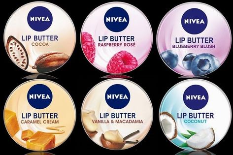 Nivea Lip Butter, Best Lip Balms, Nivea Lip Balm, Alat Makeup, Lip Balm Collection, Balsam Do Ust, Best Lip Balm, Lip Smackers, Makijaż Smokey Eye