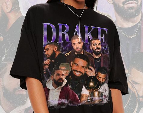 Drake Tour, Drake Merch, Drake Shirt, Drake Clothing, Rap Shirt, 90s Shirts, Vintage Texture, Tour Shirt, Trending Shirts