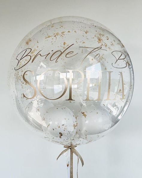 Balloon Hug, Bride Balloons, Balloon Surprise, Bride To Be Balloons, African Spices, Brides Room, Wedding Bubbles, Clear Balloons, Balloon Ideas