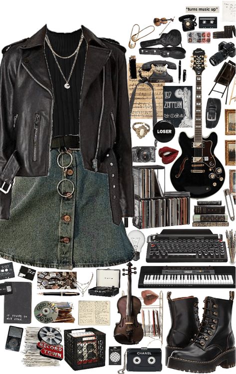 sophisticated grunge outfit ideas | Rock Retro Outfit, Rock Grunge Aesthetic Outfits, Outfit Ideas Aesthetic Vintage Grunge, 90s Grunge Rock Outfit, Outfit Ideas 90s Style Grunge, 90s Grunge Inspired Outfit, Grunge Outfit Ideas 90s, Rock Clothing Aesthetic, 90 Vibes Aesthetic Outfit