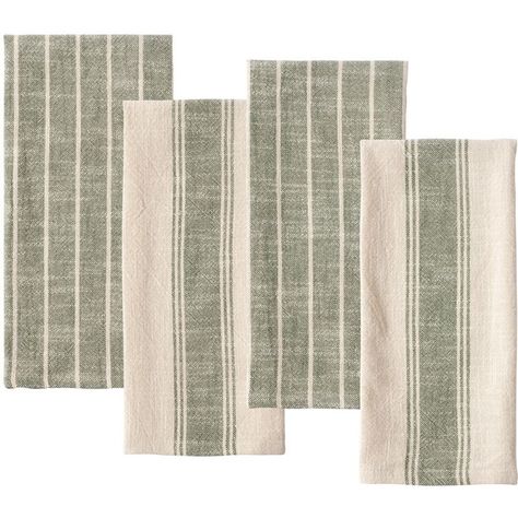 Kaf Home Monaco Set Of 4 Natural Rustic Slubbed Kitchen Towels, 100% Cotton, 18" X 28"-black : Target Nature, Boho Kitchen Towels, House Diys, Farmhouse Napkins, Vintage Style Kitchen, Room Refresh, Linen Kitchen Towels, Collections Etc, Boho Kitchen