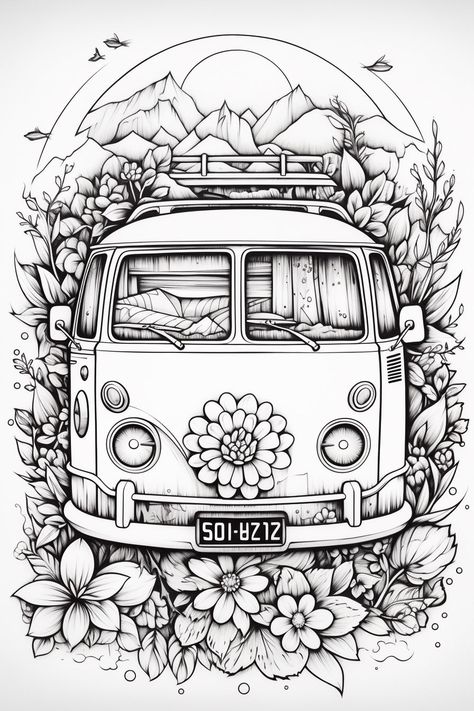 Teenage Coloring Pages, Colouring Sheets For Adults, Bujo Art, Adult Colouring Printables, Kids Coloring Pages, Theme Nature, Adult Coloring Designs, Detailed Coloring Pages, Free Adult Coloring Pages