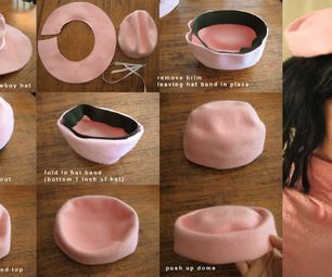 60 second, no-sew Pillbox Hat! Fascinator Hats Diy, Accessoires Barbie, Sewing Hats, Diy Fashion Trends, Hat Tutorial, Hat Patterns To Sew, Trendy Hat, Millinery Hats, Pillbox Hat