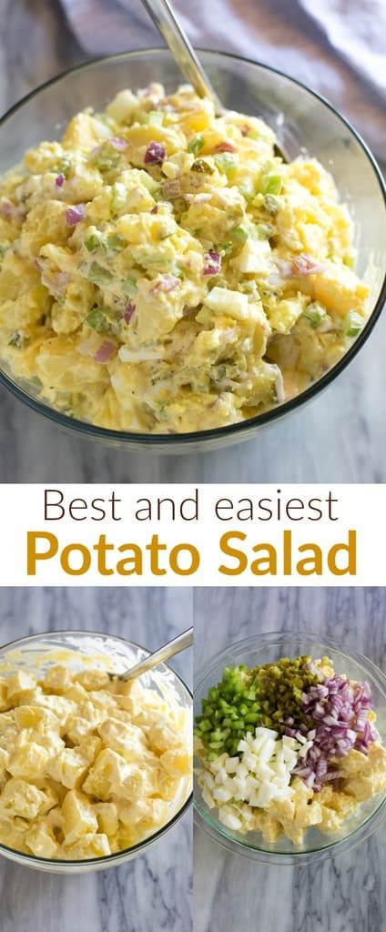 Traditional Potato Salad Recipe, Traditional Potato Salad, Best Potato Salad Recipe, Potato Salad Recipe Easy, Wallpaper Food, Potato Salad With Egg, Classic Potato Salad, Resep Salad, Easy Potato Salad