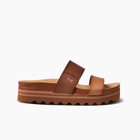 Account Reef Vista Sandals Outfit, Best Shoes For High Arches For Women, Leather Flip Flops Womens, Arch Support Sandals, Reef Sandals, Reef Shoes, Vegan Sandals, Natural Braids, High Sandals