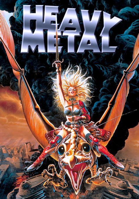 View, Download, Rate, and Comment on this Heavy Metal Movie Poster Heavy Metal 1981, Heavy Metal Comic, Heavy Metal Movie, Arte Heavy Metal, Glowing Orb, Donald Fagen, Grand Funk Railroad, John Candy, Blue Oyster Cult