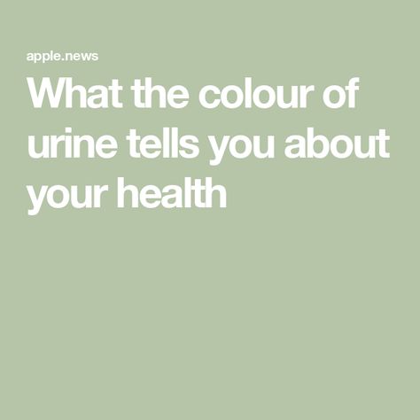 What the colour of urine tells you about your health Color Of Urine, Cloudy Urine, Signs Of Dehydration, Bile Duct, What To Watch, Women Talk, Cleveland Clinic, Family Doctors, Urinary Tract