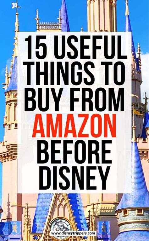 Disney World Essentials, Things To Buy From Amazon, Plane Hacks, Disneyland Trip Planning, Things From Amazon, Packing List For Disney, Disney World Packing, Disney Florida, Disney World Vacation Planning