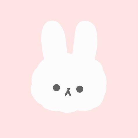 Bunnies Aesthetic Drawing, Cute Widgets Pink Kawaii, Bunny Icon Cute, Cartoon Bunny Cute, Cute Cartoon Widgets, Kawaii Rabbit Drawing, Cute Rabbit Cartoon Kawaii, Cute Anime Widget, Kawaii Bunny Art