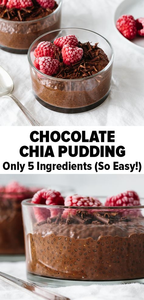 Chia Desserts Healthy, Chia Seed Pudding No Maple Syrup, Dessert With Chia Seeds, Pompa Program Recipes, Chia Seed Pudding Dessert, Chia Seed Pudding With Milk, Chia Seed Pudding Without Maple Syrup, Chia Seed Pudding No Milk, Clean Healthy Dessert Recipes