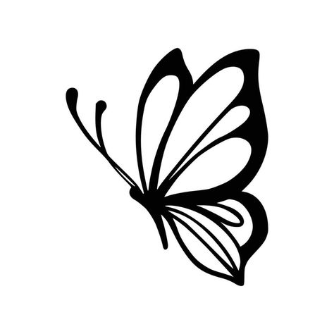 Butterfly line art. Simple minimal butterfly line tattoo icon logotype Molde, Butterfly Vector Art, Butterfly Simple Tattoo, Crosswalk Art, Butterfly Line Tattoo, Tattoo Ideas Line, Tattoo Ideas Line Art, Simple Butterfly Design, Butterfly Tattoo Simple