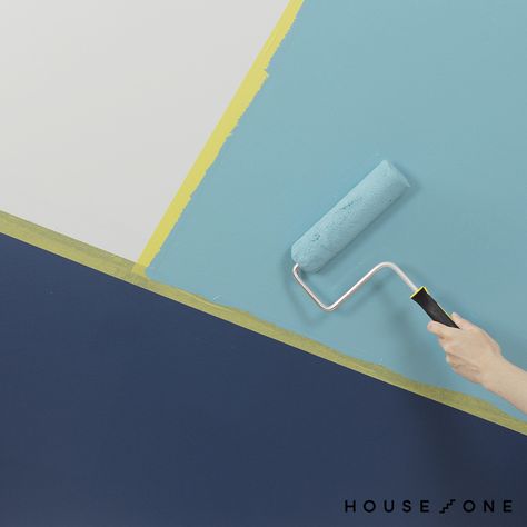 How to Paint a Geometric Accent Wall - This Old House Old House Diy, Geometric Wall Painting, Paint An Accent Wall, Accent Wall Bedroom Paint, Geometric Accent Wall, Bedroom Paint Design, Geometric Wall Paint, Wall Paint Patterns, Make A Room