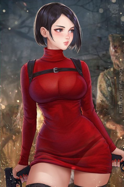 Ada Resident Evil, Resident Evil Girl, Evil Girl, Resident Evil Collection, Cuadros Star Wars, Ada Wong, Tight Sweater, Jill Valentine, Comics Girl