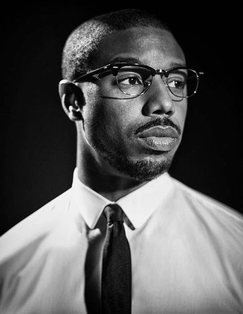 Michael B. Jordan Black Panthers, Black Man With Glasses, Michael B. Jordan, Michael Bakari Jordan, Micheal B Jordan, Michael B Jordan, Black Actors, Power To The People, Mens Glasses