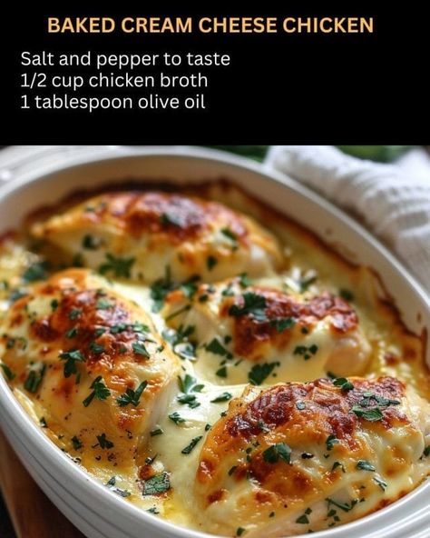 Baked Cream Cheese Chicken, Heart Healthy Chicken Recipes, Chicken Biscuit Casserole, Baked Cream Cheese, Dinner Ideas Recipes, Recipes Keto Dinner, Keto Dinner Ideas, Cheese Stuffed Chicken Breast, Great Chicken Recipes