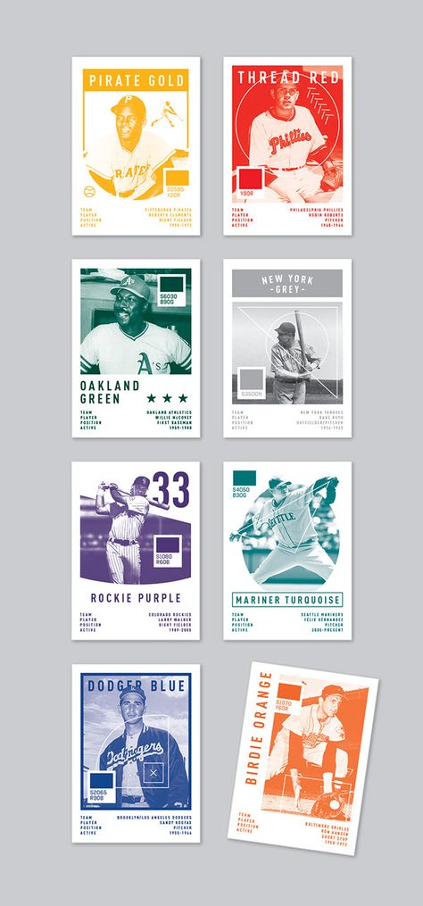 Baseball Card Graphic Design, Sports Color Palette, Baseball Graphic Design, Posters Design Ideas, Marathon Posters, Letters Ideas, Behance Design, Posters Design, Baseball Posters
