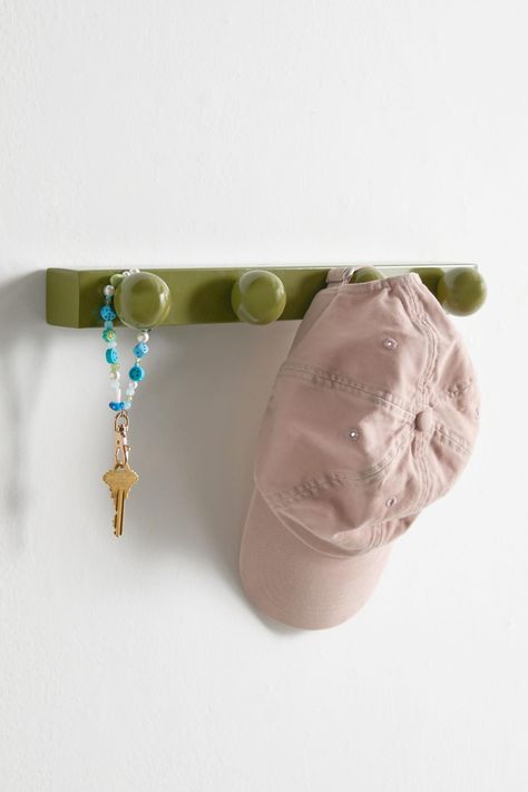 Lizzy Small Wall Multi-Hook | Urban Outfitters Australia - Clothing, Music, Home & Accessories Nursery Wall Hooks, Australia Clothes, Uo Home, Wall Rack, Green Fits, Storage Hooks, Room With Plants, Wall Racks, Small Wall