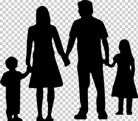 Nuclear Family Drawing, Family Siluet, Family Silhouette Art, Father Png, Transférer Des Photos, Family Silhouette, Silhouette Family, Cartoon Family, White Boyfriend