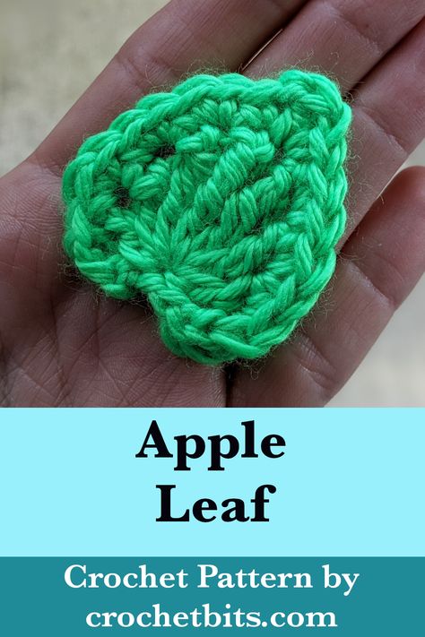 Crochet Apple Leaf Pattern Crochet Strawberry Leaves Free Pattern, Crochet Leaf Free Pattern Diagram, Crochet Heart Leaf Pattern, Free Crochet Leaves Pattern, Crochet Leaf Vine Free Pattern, Crochet Leaf Pattern Free, Free Crochet Leaf Patterns, Crochet Leaves Free Pattern, Sprouts Crochet