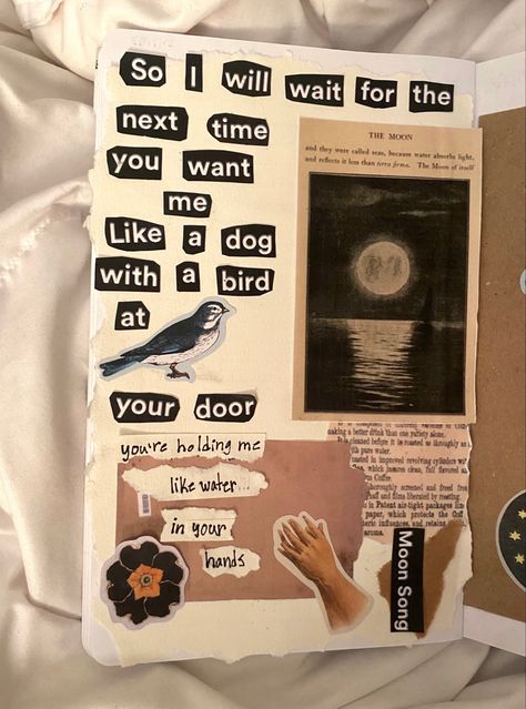 Lyric Analysis Journal, Scrapbook Song Lyrics, Art Journal Song Lyrics, Phoebe Bridgers Journal, Song Journal Ideas Aesthetic, Lyrics Page Journal, Journal Ideas Song Lyrics, Journaling Song Lyrics, Favorite Lyrics Journal