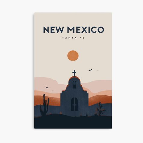 Get my art printed on awesome products. Support me at Redbubble #RBandME: https://www.redbubble.com/i/canvas-print/New-Mexico-travel-poster-by-Caravanstudio/66600982.5Y5V7?asc=u Mexico, Mexico Travel Poster, Sante Fe New Mexico, New Mexico Travel, Mexico Poster, New Mexico Santa Fe, Sante Fe, Freddy Mercury, Ad Astra