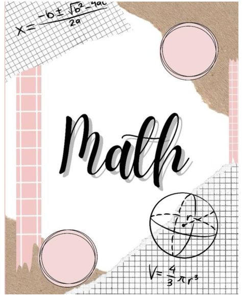 Go to the link and choose this nootebook! Math Subject Design, Maths Notebook Cover Ideas, Math Binder Cover, Sampul Binder, Math Notebook Cover, Folder Cover Design, Math Folders, Math Binder, Book Cover Page Design