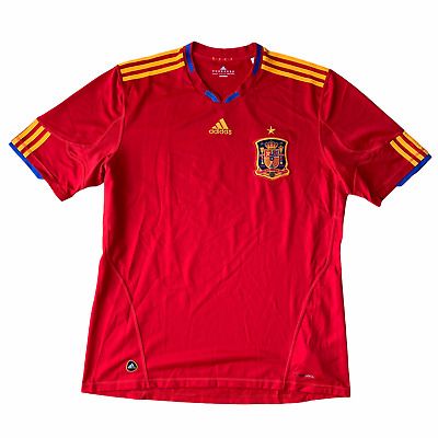 (eBay) 2009 10 Spain World Cup 2010 home Football Shirt - XL Spain Soccer Jersey, Spain Football Jersey, Paper Jersey, Spain Jersey, Spain Shirt, Spain World Cup, F1 Jacket, World Cup 2010, Spain Outfit