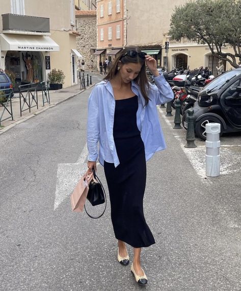 The Chicest European Summer Outfits To Copy ASAP Ballerina Outfit, Stile Hijab, European Summer Outfits, 여름 스타일, Modest Summer Outfits, Europe Outfits, London Outfit, Italy Outfits, Paris Outfits