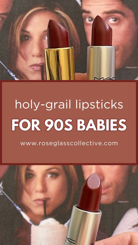 90s lipstick 90s Red Lipstick, Old Money Lipstick, Mac 90s Lipstick, 90s Lipstick Brown, 80s Lipstick Colors, 90s Lip Color, 90s Grunge Lipstick, Drugstore Brown Lipstick, Revlon 90s Lipstick