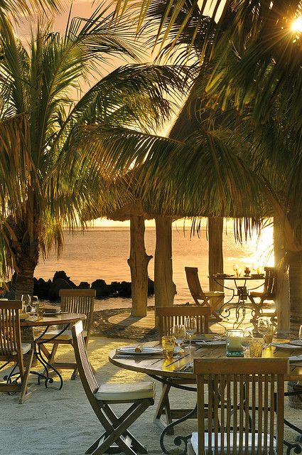 Dining on the beach, La Ravanne Restaurant, Mauritius Mauritius, Beach Resorts, Mauritius Island, Beach Pink, Beach Living, Beach Combing, Island Life, Dream Destinations, Dream Vacations