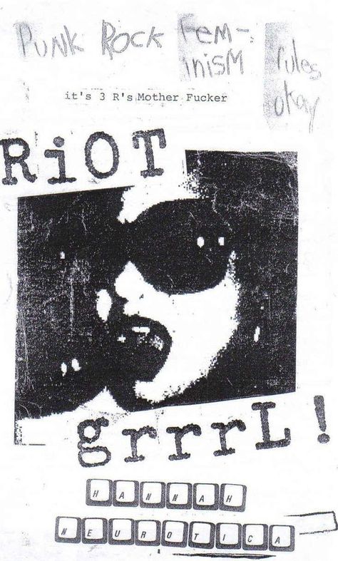 Band Posters, Punk Poster, Zine Design, Riot Grrrl, Room Posters, New Wall, Cool Posters, Grafik Design, Graphic Poster