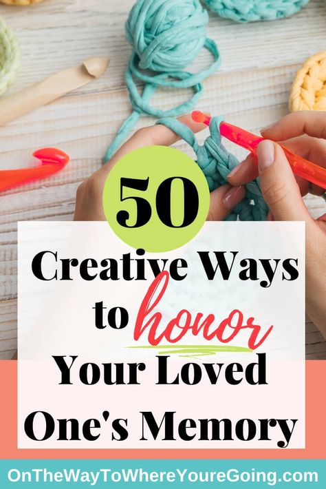 Honoring the life of your loved one is important. Find creative ways to do so here. | Making Memories | Leaving a Legacy | Valencia, Legacy Projects, Memory Projects, Memory Jar, Diy Fountain, Past Love, Leaving A Legacy, Memory Crafts, Memorial Cards