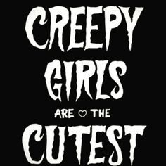 "CREEPY GIRLS DO IT BETTER!"   #Creepy #CreepyCool #CreepyGirlsClub  #WeCreepInTheNight #Goth #Gothic #Gothabilly #Vamp #Vampabilly #Psychobilly #Punk #Alternative #Creeps #Macabre #GothGirl #GothLife Psychobilly, Goth Girls, Tim Burton, Art Pastel, Goth Aesthetic, Creepy Cute, Pastel Goth, Wallpaper Aesthetic, Dark Aesthetic