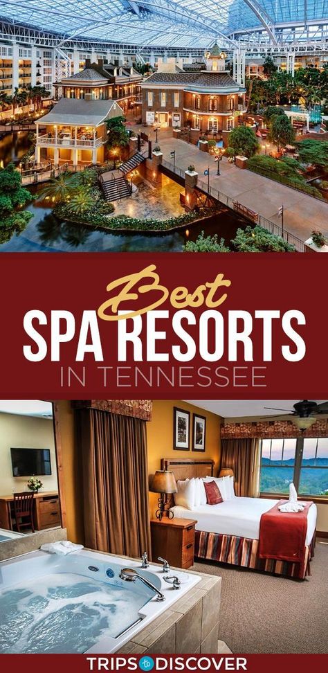 6 Best Spa Resorts in Tennessee Weekend Spa Getaway, Spa Getaway Weekend, Wellness Resorts Usa, Girls Spa Weekend Getaway, Spa Resorts United States, Spa Weekend Getaway, Couple Spa, Couples Trips, Couples Spa Day