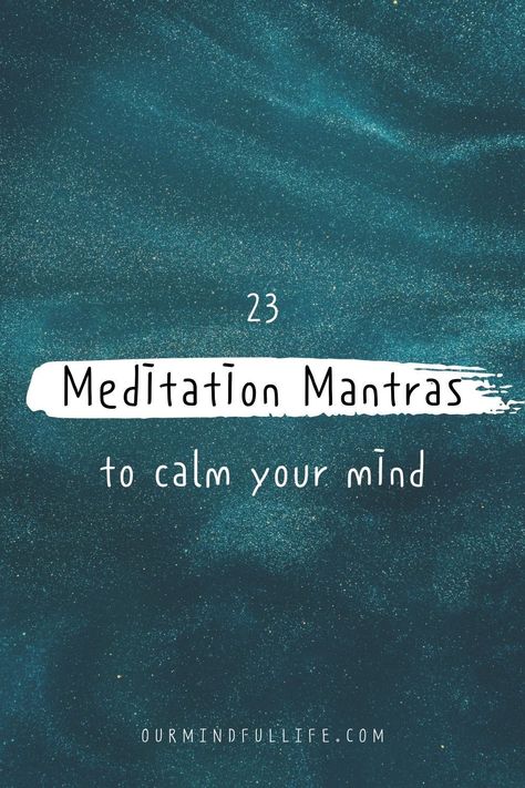 Best Time For Meditation, Meditation Ideas Inspiration, Transcendental Meditation Mantra List, Mantra For Meditation, Meditation For Creativity, Positive Meditation Quotes, How To Do Meditation For Beginners, Calming Your Mind, Mind Calming Quotes