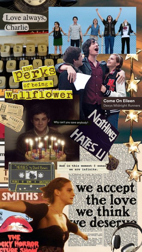 Perks Of A Wallflower, Perks Of Being A Wallflower Quotes, Wallflower Quotes, The Perks Of Being A Wallflower, Yearbook Themes, The Perks Of Being, Chaotic Academia, Camping Aesthetic, Aesthetic Clothing Stores