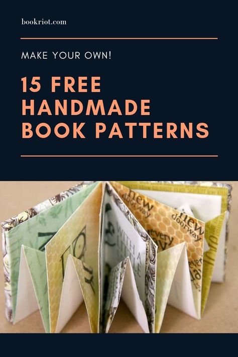 Make your own books with these 15 free handmade book patterns.   book patterns | DIY books | DIY book patterns | how to make your own book Make Your Own Book, Cute Aesthetic Art, Books Diy, Diy Books, Diy Buch, Homemade Books, Libros Pop-up, Bookbinding Tutorial, Book Binding Diy