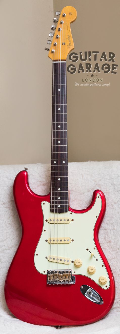 1998 Fender Japan '62 Vintage Reissue Stratocaster Road Worn Candy Apple Red Candy Apple Red Stratocaster, Red Stratocaster, Fender Japan, Candy Apple Red, Apple Red, Fender Stratocaster, Candy Apple, Candy Apples, Red Apple