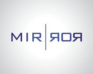 Mirror Mirror Logo Design Ideas, Mirror Logo Design, Mirror Typography, Reflection Logo, Mirror Text, Logo Mirror, Expressive Typography, Mirror Logo, Typography Design Inspiration