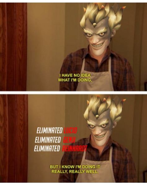 Playing as Junkrat. Humour, Tumblr, Typical Gamer, Overwatch Comics, Junkrat And Roadhog, No One Asked, Overwatch Funny, Overwatch Memes, Overwatch Comic