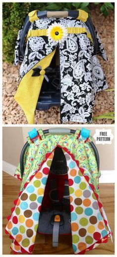 DIY Car Seat Canopy Free Sewing Pattern & Tutorial Baby Car Seat Cover Pattern, Car Seat Cover Pattern Free, Car Seat Canopy Pattern, Diy Car Seat Cover, Car Seat Cover Pattern, Mercedes Benz Classes, Baby Carrier Cover, Mercedes Benz 300sl, Projek Menjahit