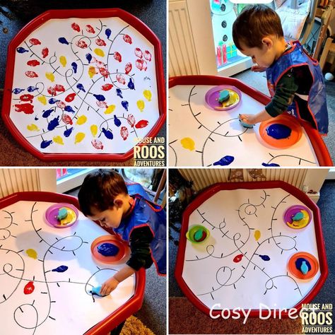 Tuff Tray Ideas For Christmas, Natal, Eyfs Christmas Crafts Ideas, Christmas Play Activities For Kids, Christmas Activities Nursery, Christmas Paintings Preschool, Christmas Eyfs Tuff Tray, Christmas Play Tray, Christmas Sand Tray Ideas Eyfs