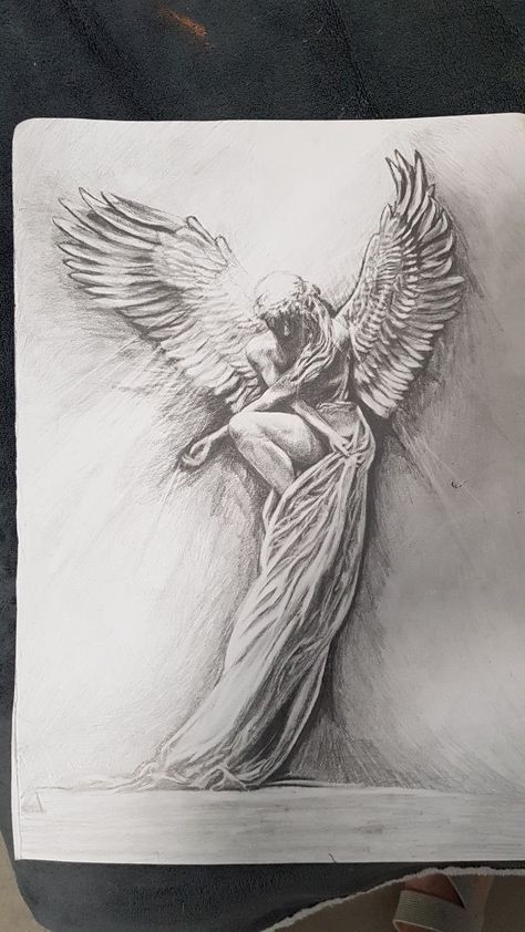 Detailed Pencil Sketch, Warrior Sketch Male, Divine Feminine Sketch, Technology Art Drawing Ideas, Fallen Angel Sketch Pencil Drawings, Master Works Art, Engraving Style Illustration, Greek Art Sketch, Statue Reference Drawing