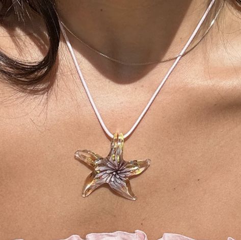 00s Jewellery, Mermaid Jewlery, Summer Pendant, Angel Jewelry, Starfish Necklace, Dope Jewelry, Sea Star, Shell Jewelry, Jewelry Inspo