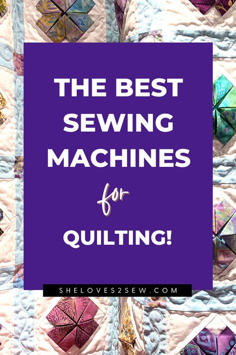 Check out our list of the best sewing machines for quilting projects. Best Sewing Machine For Quilting, Sewing Machines For Quilting, Best Sewing Machines For Quilting, Sewing Machine For Quilting, Machine Quilting Pattern, Sewing Machine Repair, Computerized Sewing Machine, Best Sewing Machine, Sewing Machine Quilting