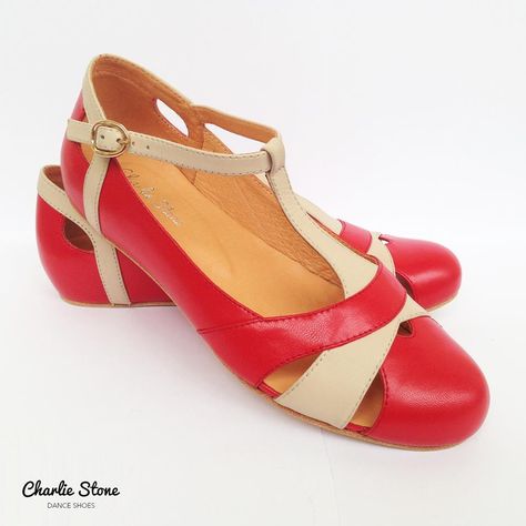 This post was written by Lindy Shopper. I can thank Raleigh dancer Tiffany Linquist for the tip about Charlie Stone Shoes, which is presently a placeholder “coming soon” website, but th… Lindy Hop Shoes, Swing Dance Outfit, Dance Clothes Practice, Cheer Practice Outfits, Swing Dance Shoes, The 50s Fashion, Lindy Hop, Swing Dancing, Swing Dance