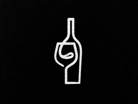 Wine Bar Logo Design, Wine Logo Design Ideas, Bar Logo Ideas, Bar Logo Design Ideas, Wine Bar Logo, Wine Bottle Logo, Bar Logo Design, Wine Logo Design, Wine Tattoo