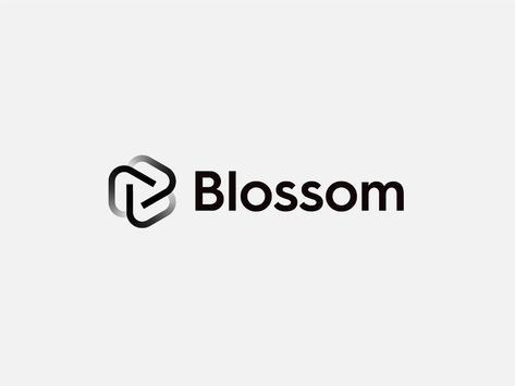 Blossom - Logo Design by Jeroen van Eerden on Dribbble Logos, Blossom Logo Design, Blossom Logo, Brand Development, Creative Studio, Creative Professional, Global Community, Design Studio, Blossom